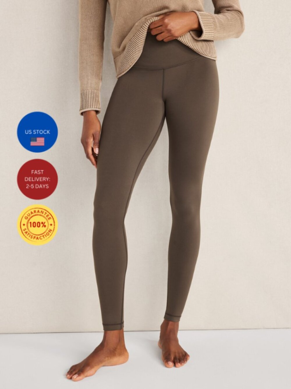 Haven well within Balance Leggings Burnt Toffee